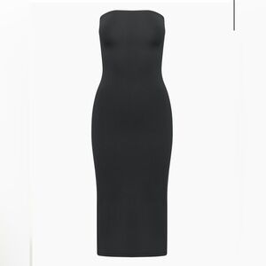 Aritzia Contour Tube Midi Dress - Black Size Small